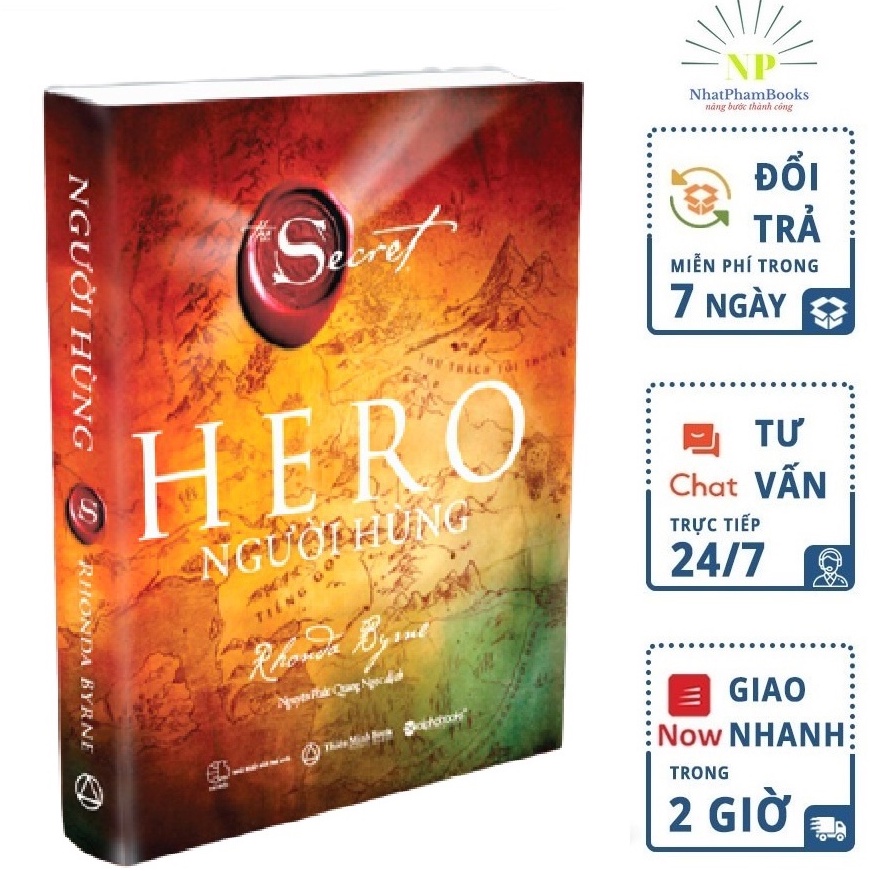 Sách The Secret: Hero Người Hùng Tác Giả Rhonda Byrne