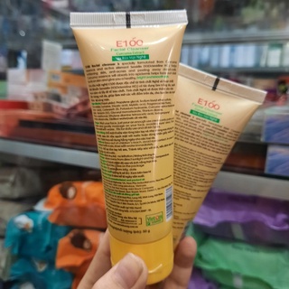 Sữa rửa mặt E100 nghệ  tuýp 50g