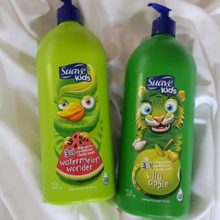 Sữa tắm  - Gội - Xả Suave kid 1.18l