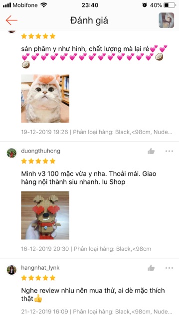 Quần Lọt Khe Không Đường May