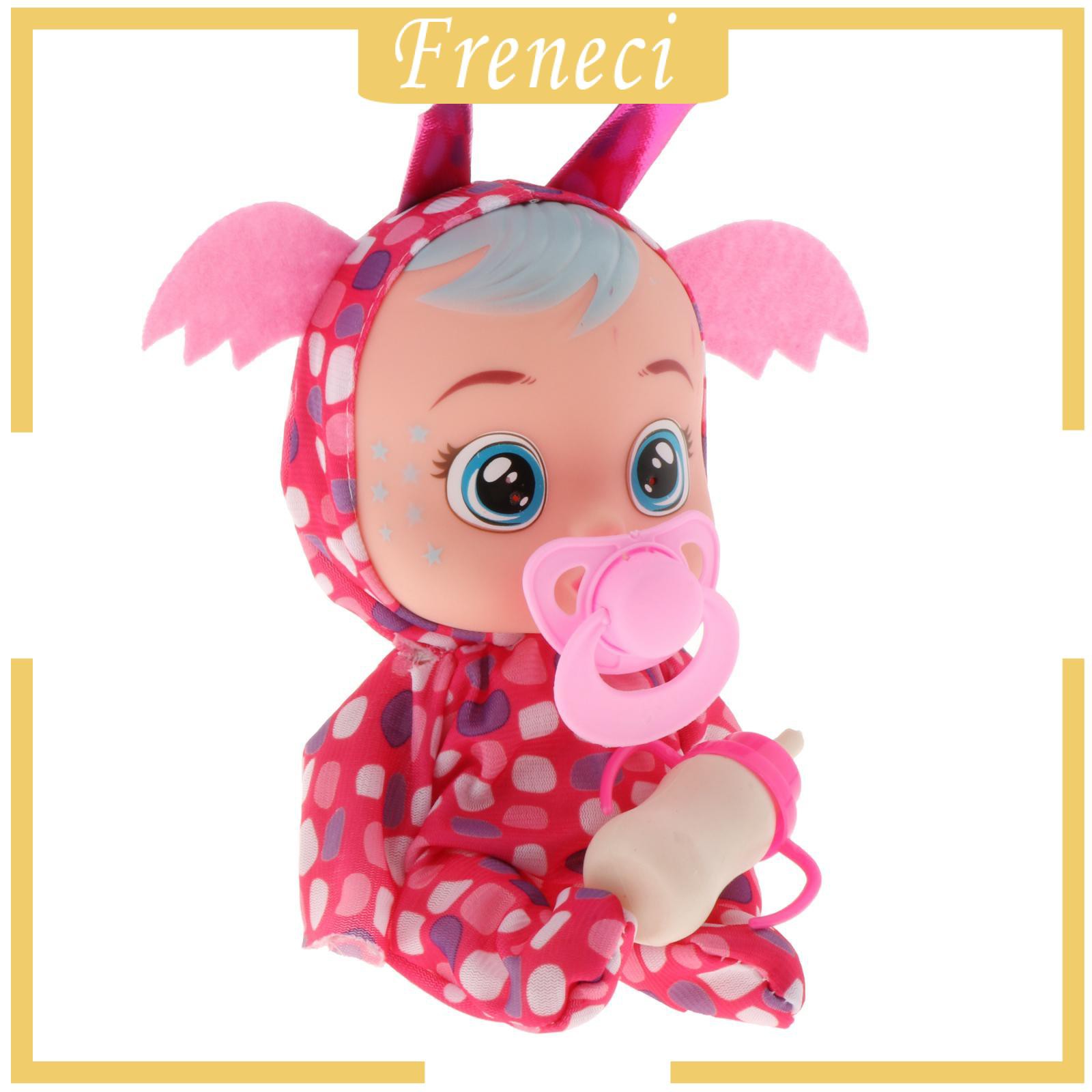 [FRENECI] Baby Alive Dolls Interactive Crying Baby Doll for Girls and Boys Aged 3 and Up Birthday Gift Interactive Dolls Toys