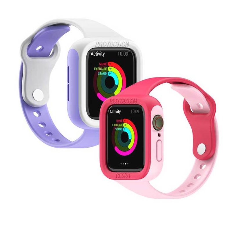 Màu Sắc Dây Đeo Thay Thế Bằng Silicon 44mm 45mm 42mm Cho iWatch 40mm 38mm 41mm series 7 3 5 6 se