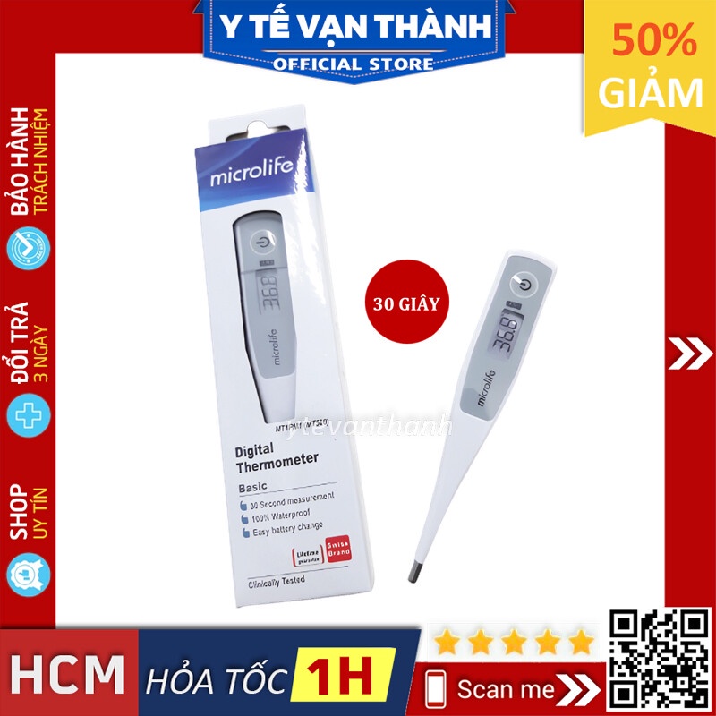 ✅ Nhiệt Kế Điện Tử- Microlife MT500 (30 Giây) -VT0716