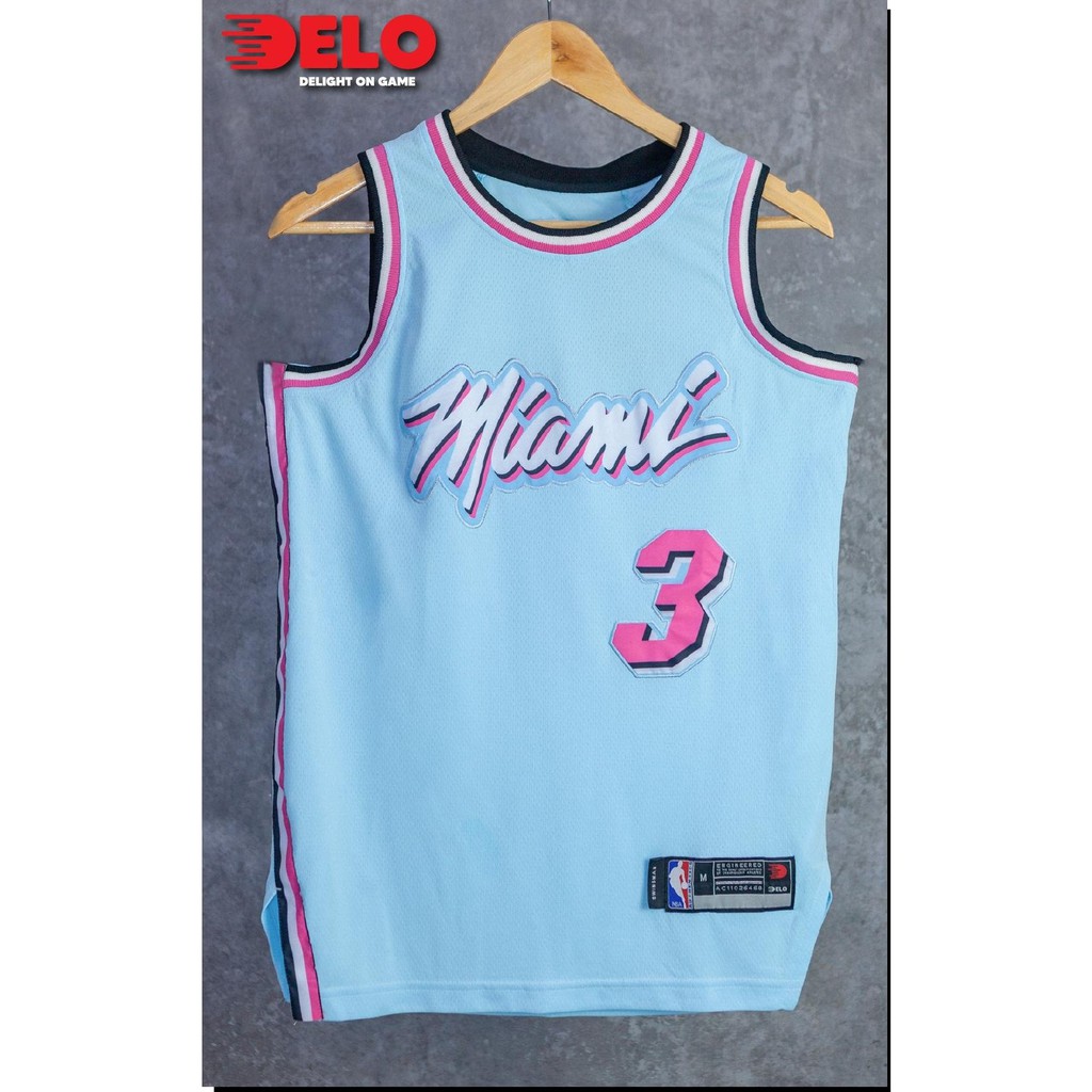 Trang Phục bóng rổ ACTEE NBA Delo - Jersey Miami Heat Xanh