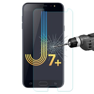Kính cường lực Samsung J7 Plus / J7+ (Trong Suốt)
