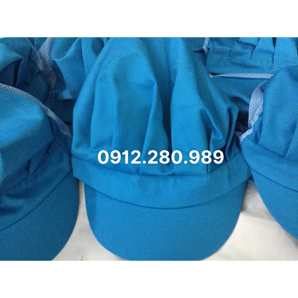 NÓN VẢI LƯỚI TRÙM CÔNG NHÂN THỰC PHẨM