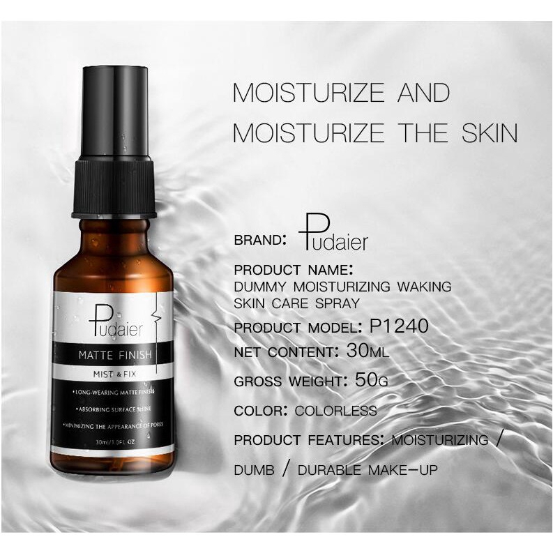 Pudaier Chai xịt trang điểm cao cấp 30ml | BigBuy360 - bigbuy360.vn