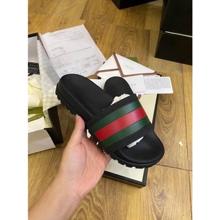 Dép gucci nam quai ngang đế cao đế cứng đẹp thời trang gucci full box