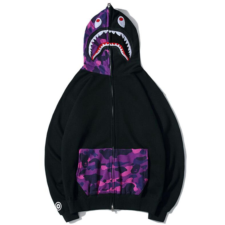 BAPE Áo Hoodie Vải Cotton In Họa Tiết Thời Trang Cho Nam Và Nữ