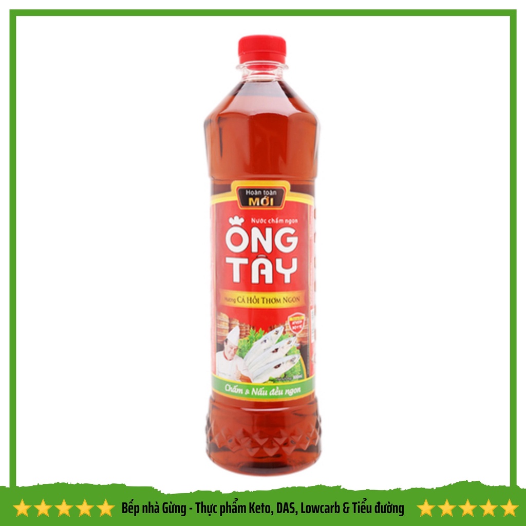 Nước mắm Ông Tây - Không đường - For Keto, DAS, Lowcarb, Tiểu đường