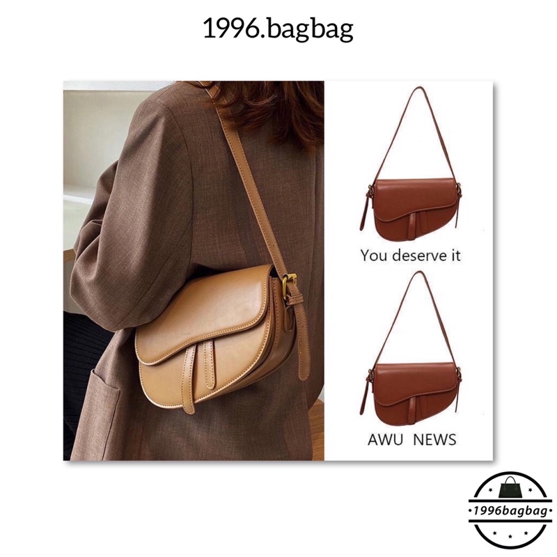Túi Kẹp Nách Yên Ngựa Độc Lạ Kèm Thêm Dây Đeo Chéo-1996.bagbag
