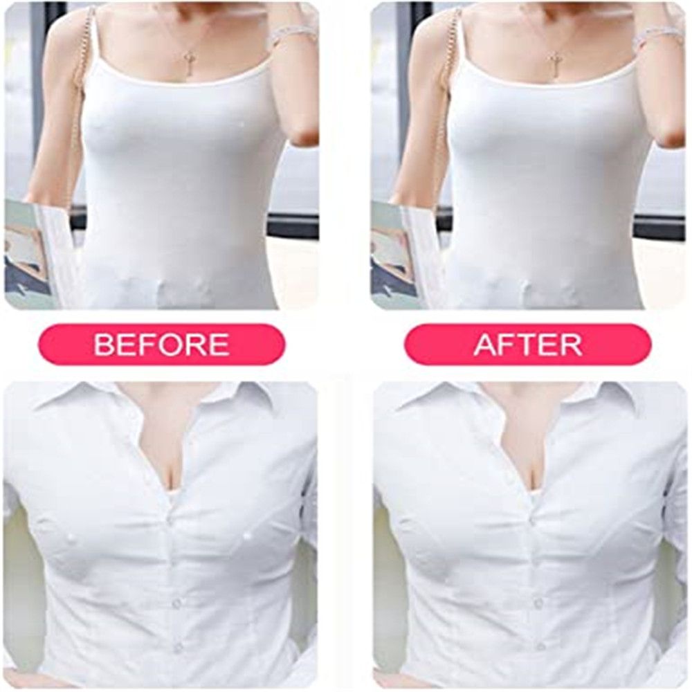 1 cặp miếng dán ngực silicone tự dính vô hình cho nữ có thể tái sử dụng