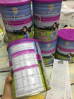Sữa bà bầu Úc Oz Farm 900g