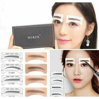Miếng 2 cặp khuôn kẻ mày wiker