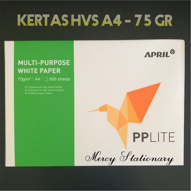 Giấy A4 70 Pplite A4-70 Sidu Tự Nhiên - Hvs Mercy A4 70 Gr - Bmo