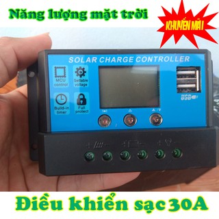 Điều khiển sạc pin năng lượng mặt trời 30A