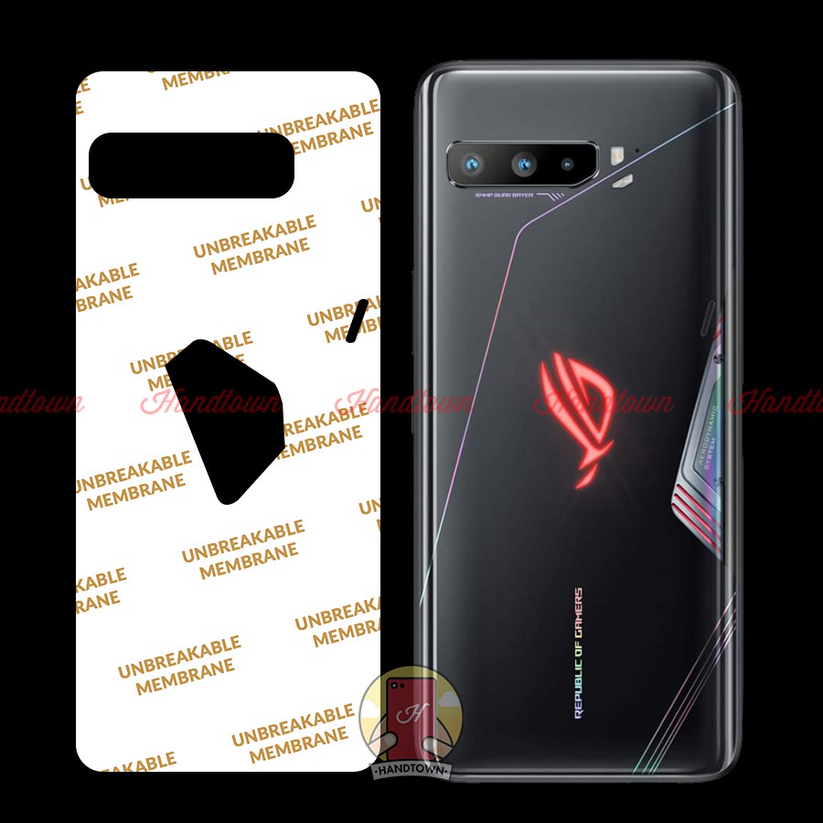 Dán PPF Mặt Lưng Asus ROG Phone 3 ZS661KS ROG Phone 3 Strix Edition CườngLực Dẻo Vân Cá Sấu Hiệu Ứng Cầu Vồng Trong Suốt