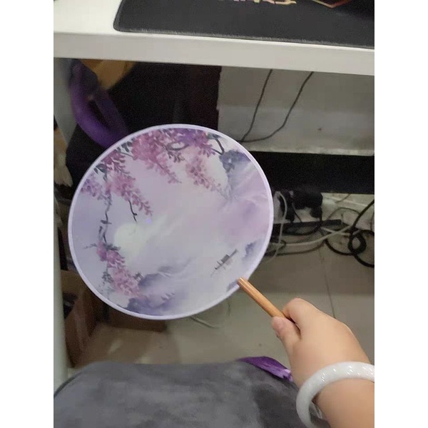 Quạt tròn cổ trang cầm tay phần 2