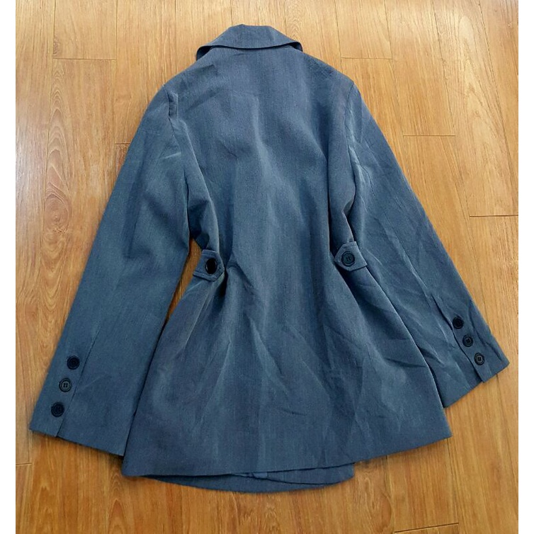 Áo vest blazer màu tro big size