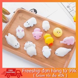 [SALE NGÀY CUỐI] Combo 10 Đồ Chơi Squishy Mochi Hình Thú Siêu Mềm Siêu Cute Lgiảm nhẹ