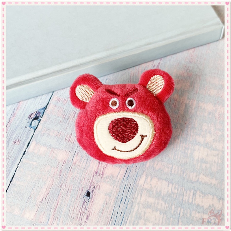★ Lotso Ghim Cài Áo Hình Nhân Vật Hoạt Hình Nhồi Bông Đáng Yêu ★ 1 Huy Hiệu Cài Áo Trang Trí Balo Hình Gấu/Gấu Lots-o' Dễ Thương