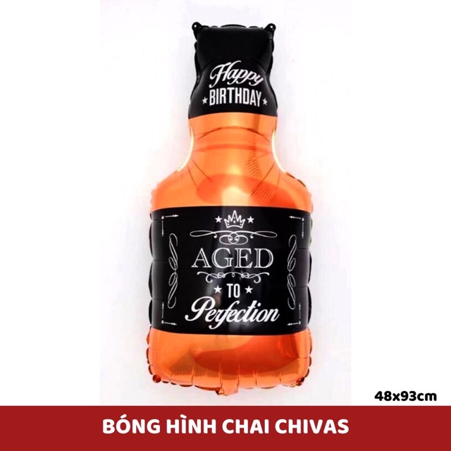 Bóng chai + ly size lớn trang trí sự kiện sinh Nhật