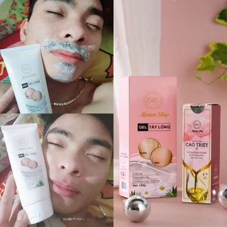 (Mua 1 tặng 1)Kem Triệt Râu Lông Tận Gốc Thảo Dược Tặng kèm serum ức chế mọc lại