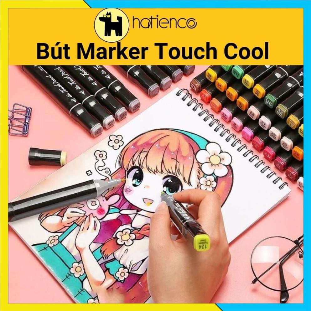 [FREESHIP] Bút marker Touch Cool 2 đầu 30/60/80 màu - họa cụ chuyên nghiệp