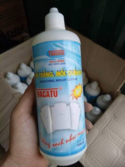 Tẩy ố mốc, tẩy trắng quần áo Tracatu 500ml