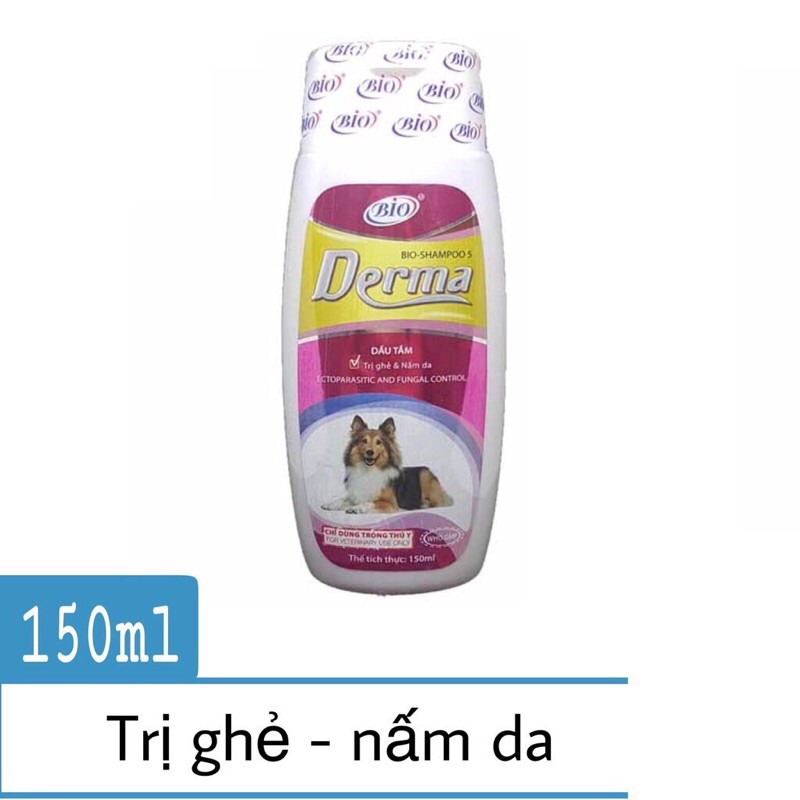 Sữa Tắm Trị Ve Ghẻ, Bọ Chét Cho Chó - Bio Derma (Chai 150ml)