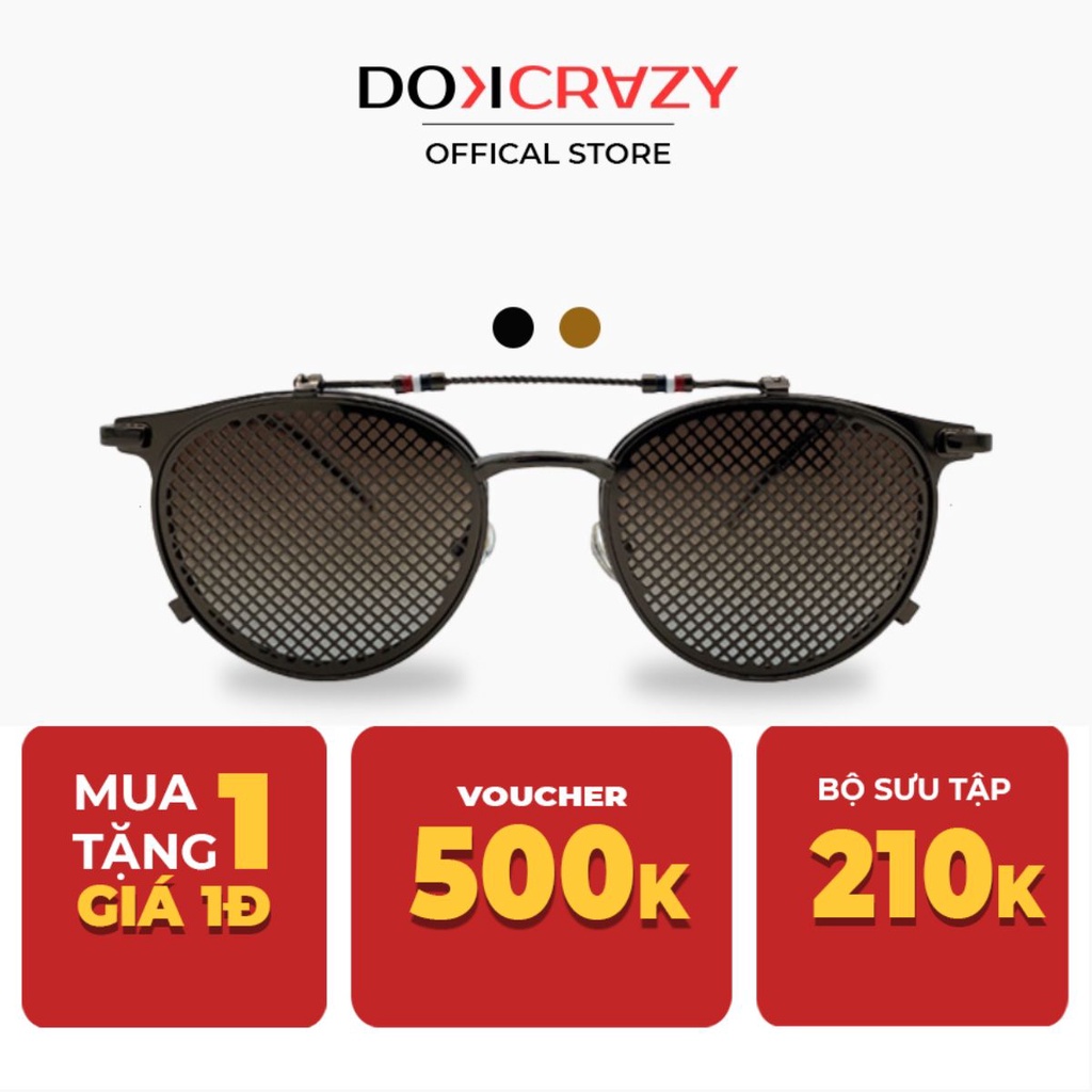 Kính mát DOKCRAZY ASMA nắp gập chống UV400 độc dị hot trend hè 2022