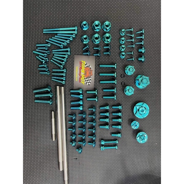 Ốc titanium GR5 satria raider sonic full xe như hình đã miêu tả satria raider ,sonic