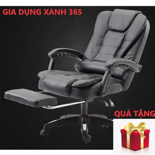 Ghế văn phòng có massage 7 điểm, ghế giám đốc xoay 360 độ tích hợp mát xa thư giãn hàng cao cấp bảo hành 12 tháng