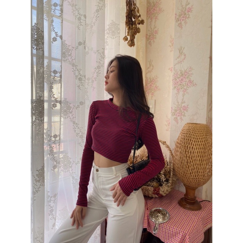 Áo Tay Dài Kẻ Sọc