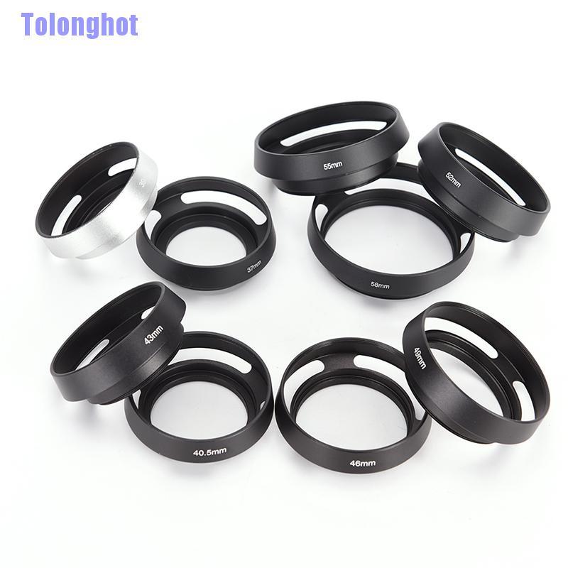 Tolonghot> 37 39 40.5 43 46 49 52 55 58 62 67 mm metal Lens Hood for FOR Leica Canon Nikon New