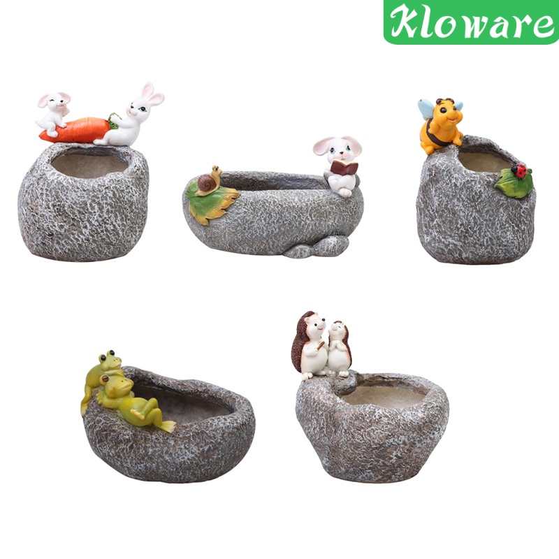 Chậu Hoa Mini Bằng Nhựa Resin Sáng Tạo Trang Trí Nhà Cửa