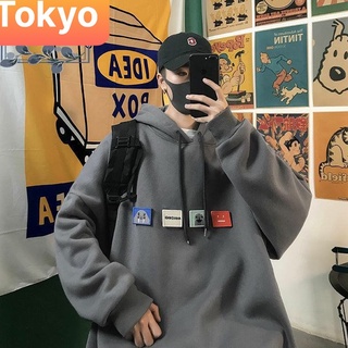 ÁO KHOAC NỈ - HOODIE NAM NỮ CHẤT NỈ STICKER LOGO CHỐNG LẠNH NÓNG, ĐÔNG HÈ HÀN QUỐC- TOKYO FASHION