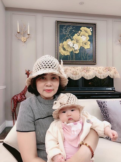 Set mũ mẹ và bé