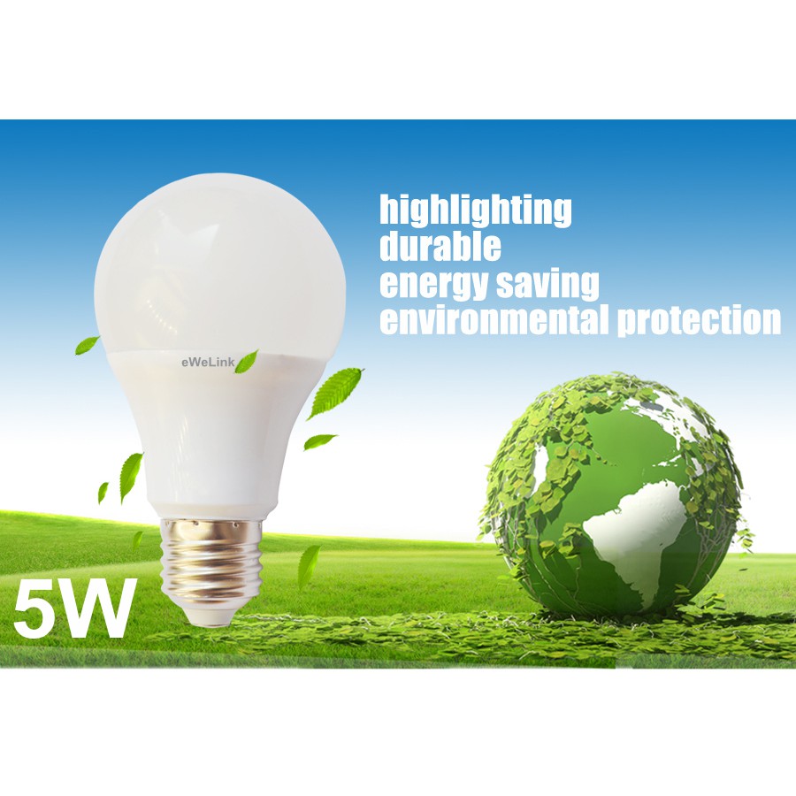 Bóng đèn LED Trơn 5W eWeLink