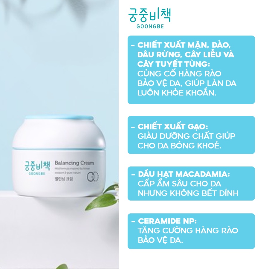 Kem Dưỡng Da Dành Cho Trẻ Sơ Sinh Và Trẻ Nhỏ GOONGBE Moisture Cream 180ml