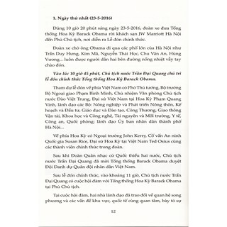 Tổng Thống Obama – Ba Ngày Trên Đất Việt