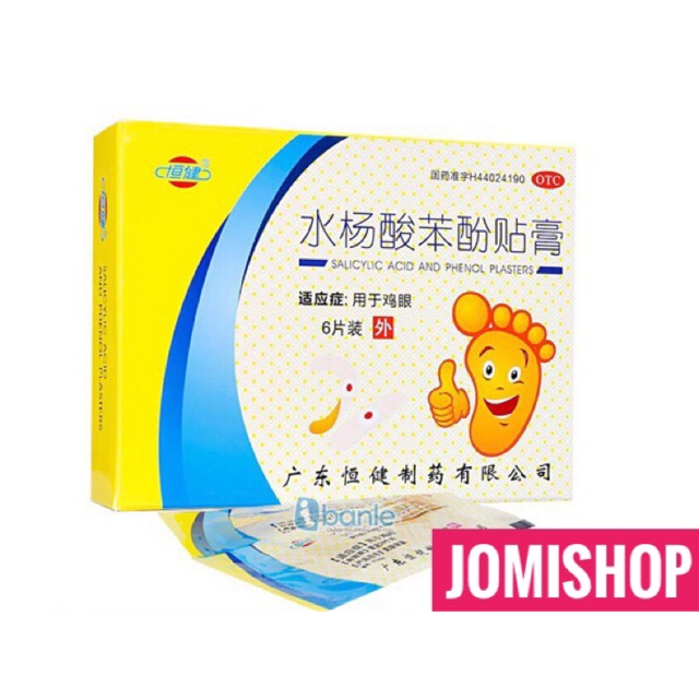 MIẾNG DÁN MỤN CÓC PLASTER HỘP 6 MIẾNG