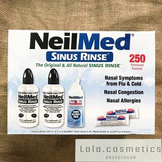 [ Tách lẻ ] Hộp muối rửa mũi Neilmed Sinus Rinse