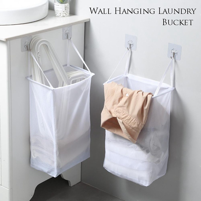 Giỏ Đựng Quần Áo Bẩn Gắn Tường Tiện Dụng