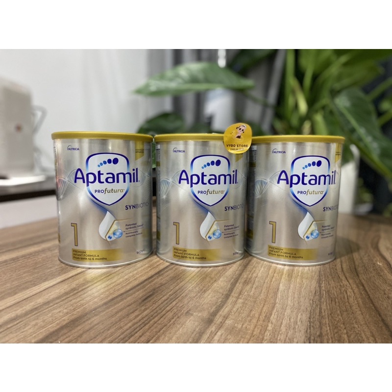 Sữa bột Aptamil Synbiotics Úc cho bé từ sơ sinh trở lên hộp 900g - hàng nội địa ÚC ( mẫu mới 2021)