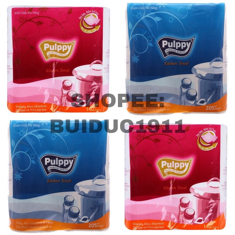 Giấy Đa Năng/ Giấy Bếp Pulppy 2 Cuộn