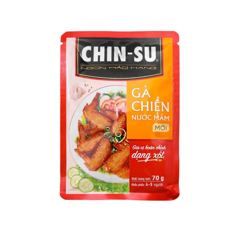 gà chiên nước mắm chin su gói 70g