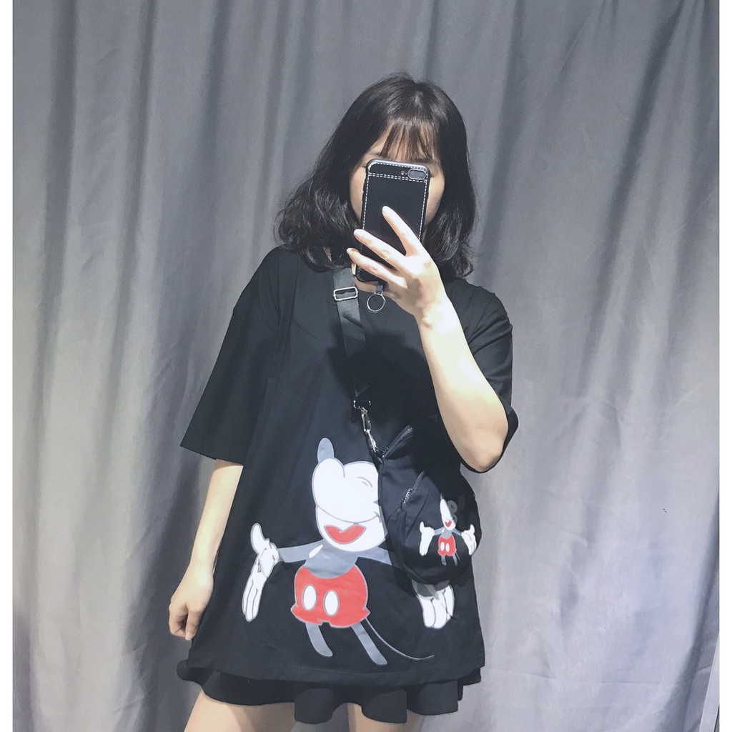 SET ÁO PHÔNG MICKEY KÈM TÚI ( ẢNH THẬT + VIDEO )