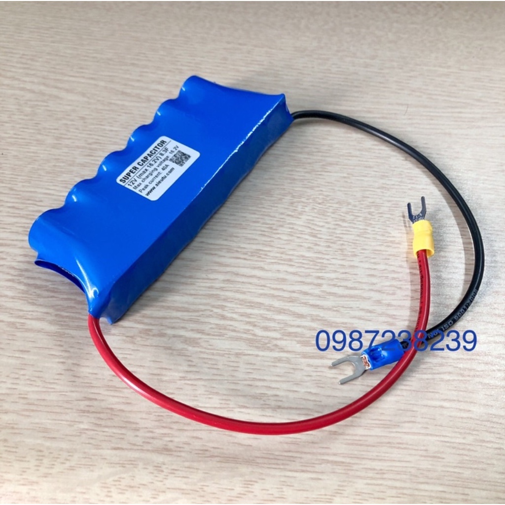 Siêu tụ điện KAMCAP xả 40A 12V  8.3F