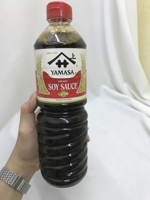 Nước tương Nhật Bản yamasa 1Lit - Loại siêu ngon yamasa 1Lit
